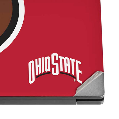 Ohio State University OSUBuckeyes Light Grey Dell XPS Skin